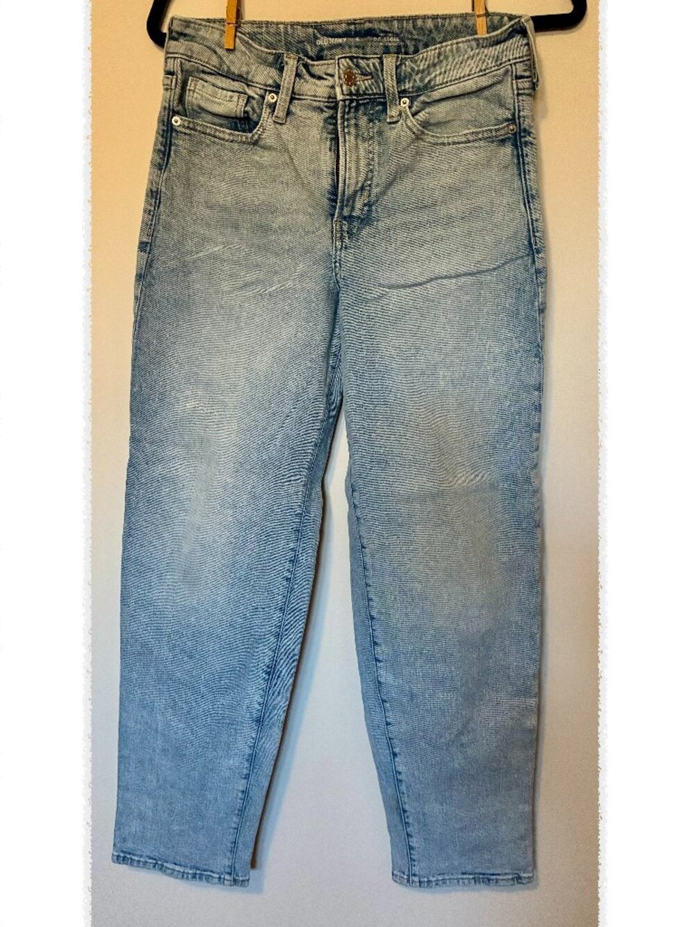 Old Navy High-Waisted OG Loose Jeans | Size 6 | Luna Whisper Light Wash